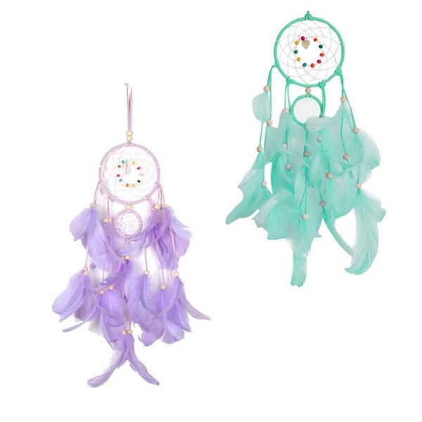 Dream Catcher with Purple &amp; Turquoise