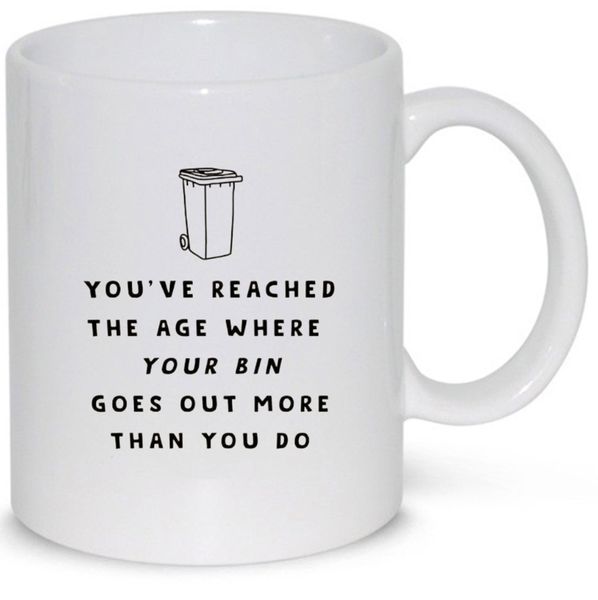 You've Reached The Age 30th, 40th, 50th. 60th, 70th Birthday Gift Mug