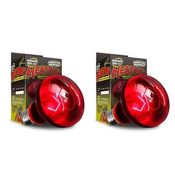 Reptile Infra Red Heat Lamps 25W x 2