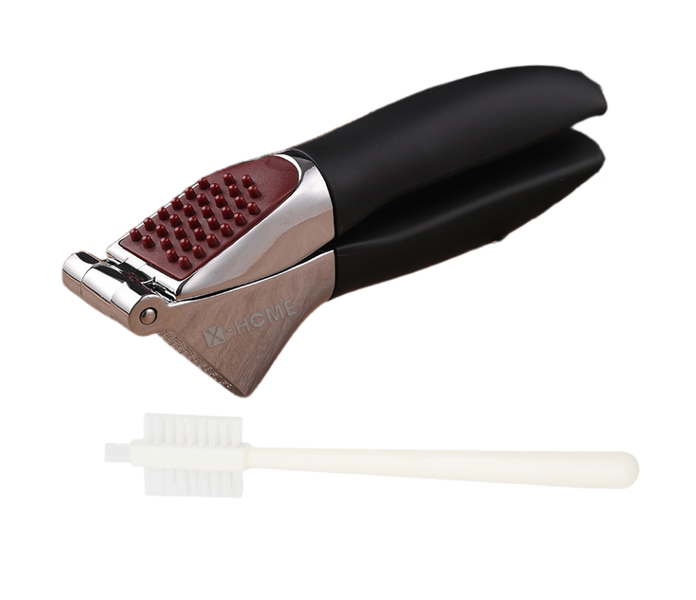 X-HOME Heavy Duty Garlic Crusher/Press-Large Capacity Chamber-Self-Cleaning