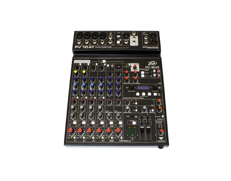 Peavey PV-10AT Auto Tune Mixer W/BT-USB-MP3
