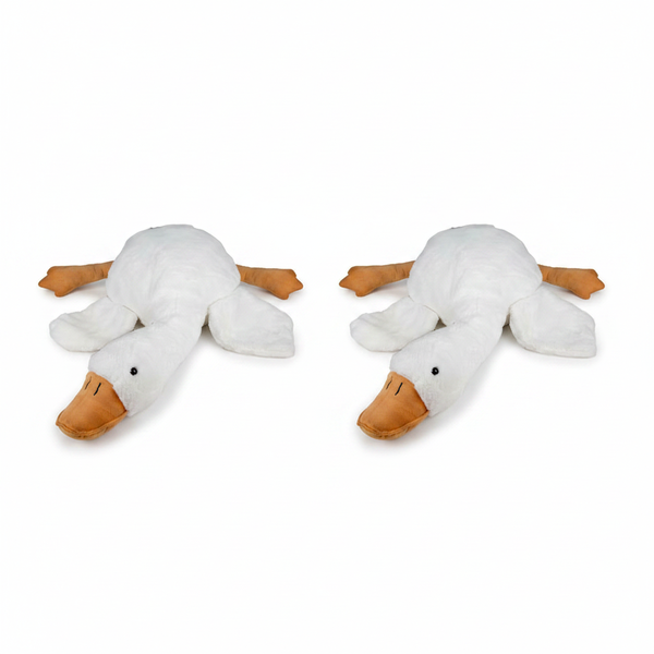 Soft Plush Duck Toy 110 cm - Cuddly Animal for Kids' Room Decor - 2 Pack