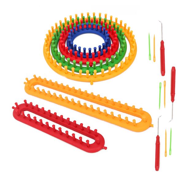 Round Knitting Looms Set For Knitting Beginners Blanket Loom For Crochet