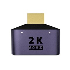 HDMI to Dual HDMI Splitter 1 In 2 Out Compatible with 2K Monitor