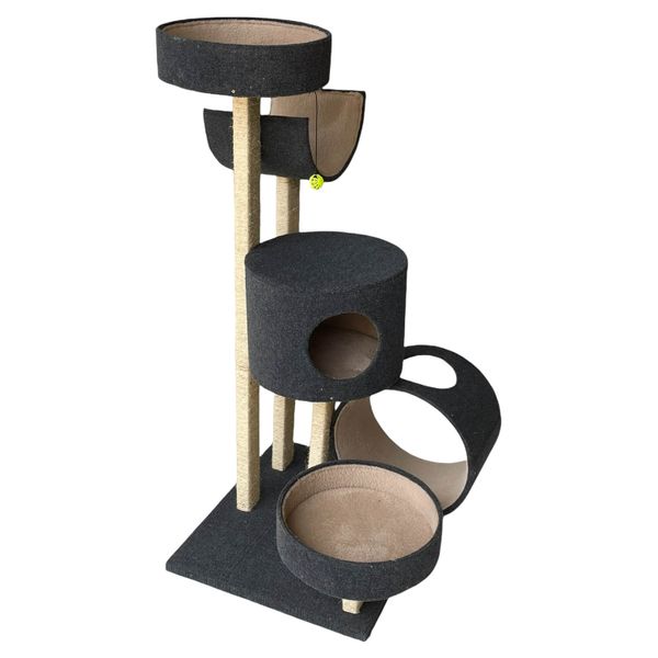 Scratzme - White Lion Premium Cat Tree Designed for large breed cats