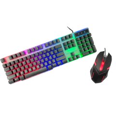 Wired Backlit Budget Gaming/Office Keyboard and Mouse Combo GG-CMK-158