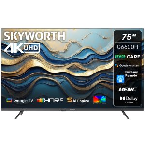 Skyworth 75" G6600H 4K UHD Google Smart TV with Eye Care
