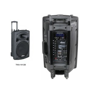 Lane TMA-1012B - Battery Powered Portable PA Speaker with 2 Cordless Mics