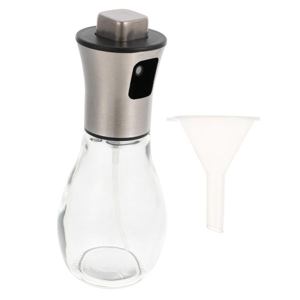 Oil Dispenser Bottle - Olive Oil Sprayer - Clear Glass Refillable Oil