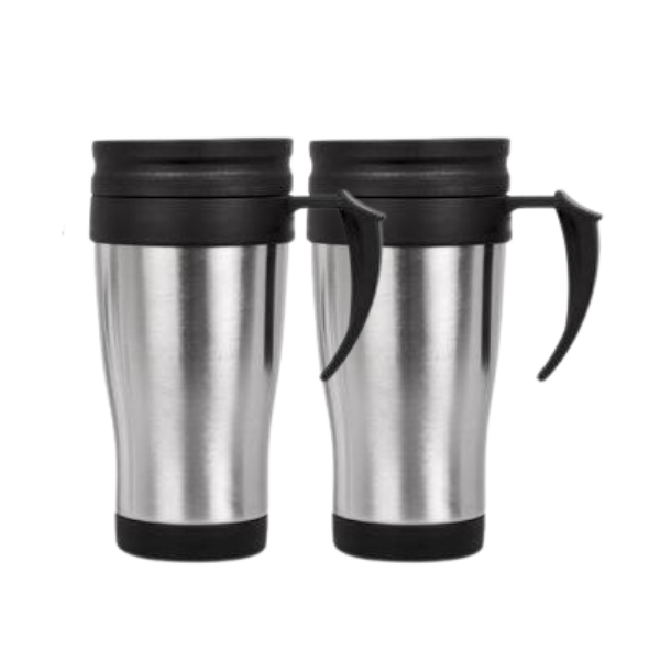 Stainless Steel &amp; PP Car Mug (2 Pack)
