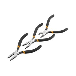 3pcs 115mm Steel Tool Mini Combination Cutting Pliers Set