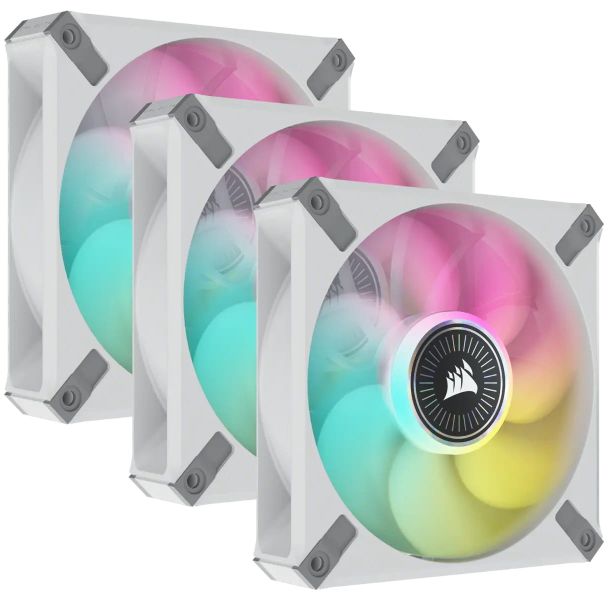 Corsair ML120 120mm PWM 40 2400 RPM Premium Magnetic Levitation Fan - Triple Pack