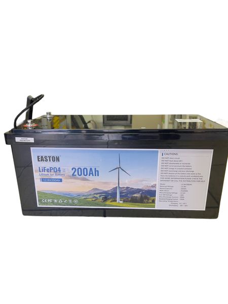 Easton 12.8V 200Ah LiFePO4 Lithium Battery - 2560Wh Deep Cycle Power