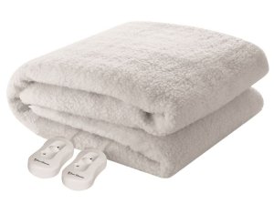 Pure Pleasure - Sherpa Fleece - Fitted Electric Blanket W/ Elastic