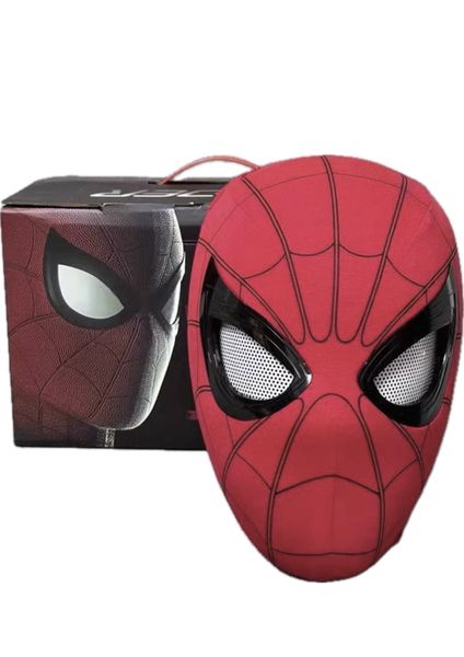 Spider Superhero Mask Support Remote Control Eye Lighting And Blinking