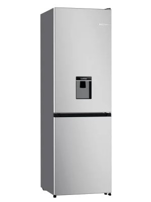 Bosch - 323L Bottom Freezer Fridge with Water Dispenser - Inox Look