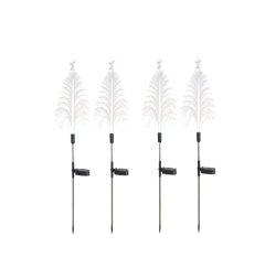 Solar Christmas Pathway Lights Waterproof Yard Patio Lawn Stake Lights 4Pcs