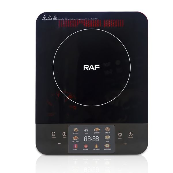 RAF Portable Induction Cooker Electric Single Burner Touch Control - 2200W