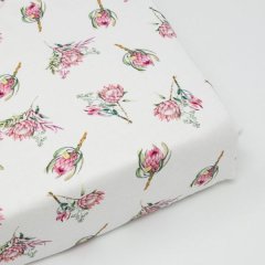 Moegs &amp; Me. - King Protea Cot Fitted Sheet -60x120cm