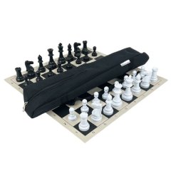 Standard Tournament Chess set - Black &amp; White