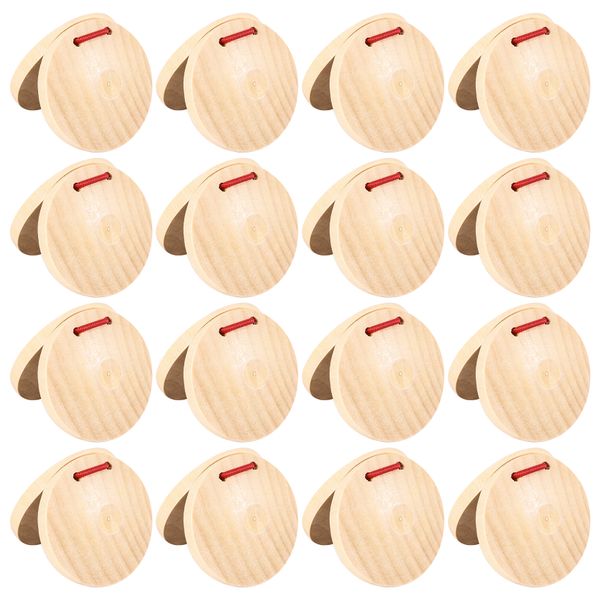 Musical Castanets Instrument Wooden Finger Castanets Percussion