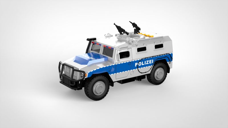 Toys of BOLDCUBE - Police Vehicle with Heavy Suppression Guns