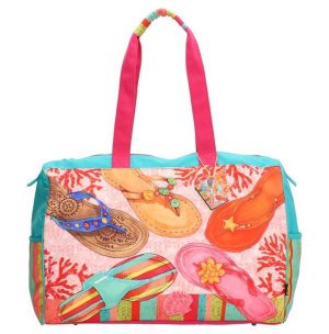 PE-Florence Colourfull Flipflops Ladies Travel Bag - 17029
