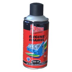 Sprayon Paint Engine Enamel Matt Black - 4 Pack