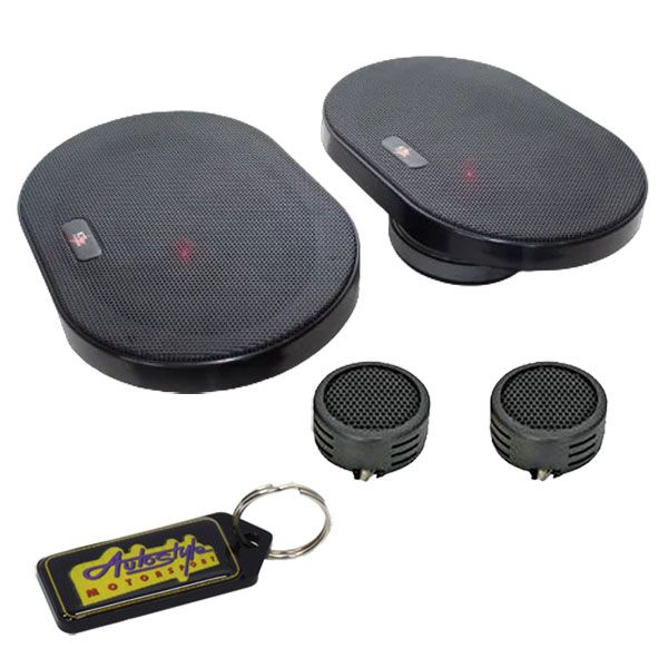 Ice Power Pro Series 6×9" 1000w Speakers &amp; Evo Tweeters &amp; Gel Key Holder