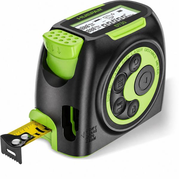 Huepar Digital 2 in 1 rechargable Laser/Tape Measure