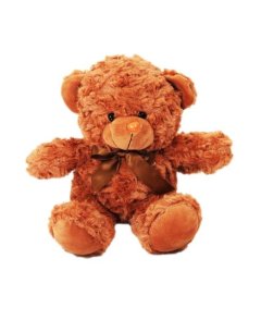 Stuffed Teddy Bear Plush Toy Stuffed With Satin Bow Tie - 30cm
