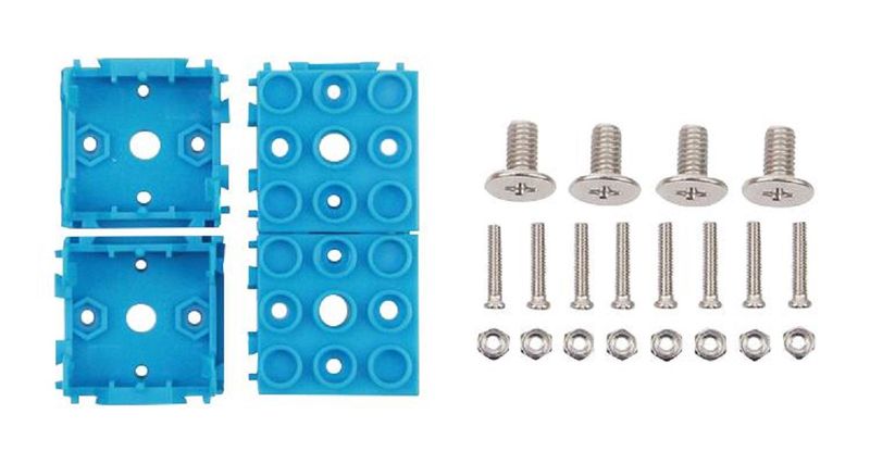 Seeed Studio (110070022) Blue Wrapper, 1x1, ABS, 4 Piece Pack