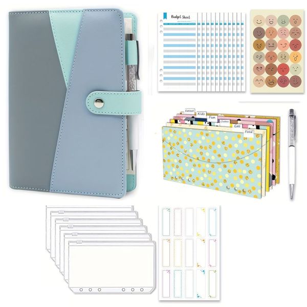 Bestby-A5 Family DIY Pocket Budget Binder &amp; Journal For Managing Finances