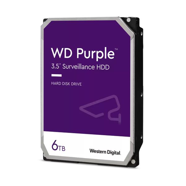 Western Digital Purple 6TB SATA 256MB Cache 3.5 Inch Internal Hard Drive