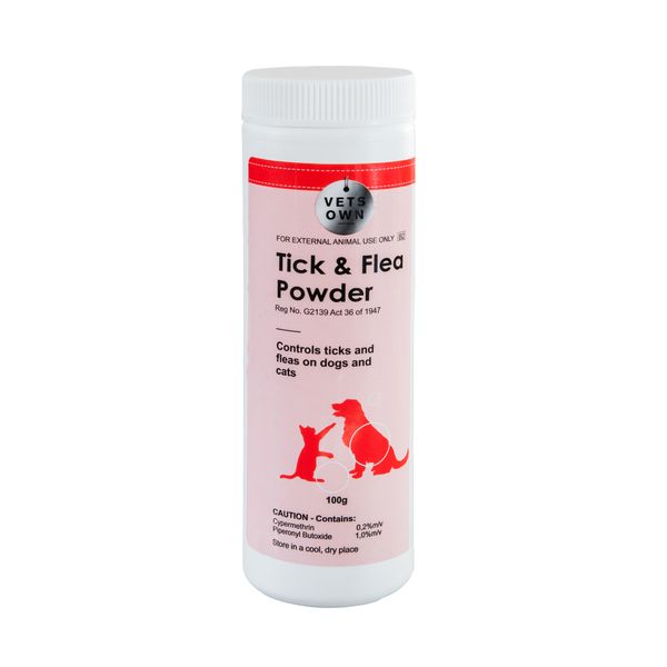 Vets Own Tick and Flea Powder 100g