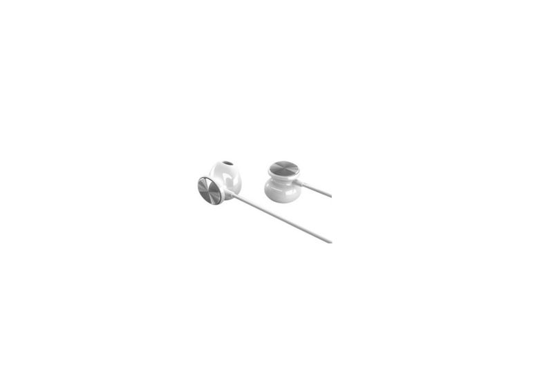 HP In-Ear MultiFunction Musical Earphones - White &amp; Silver