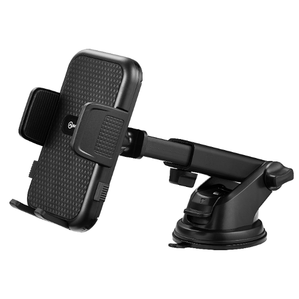 Amplify Anchor Series Extendable Car Dash Mount Phone Holder - Black