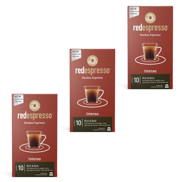red espresso Intenso Rooibos 30 Capsules for Nespresso &amp; Caffeluxe