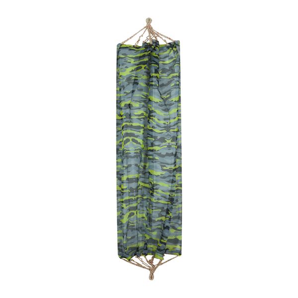 Lightweight Mesh Camping Hammock - Green Camo