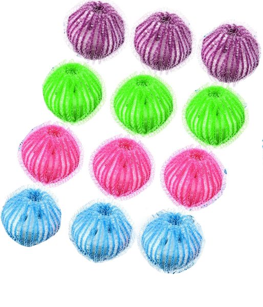 Pet Hair Remover, Suitable for laundry and Dryer Balls, Reusable - 12-Pack