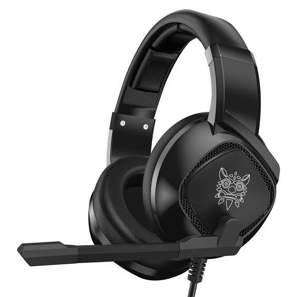 Onikuma K19 Single-Plug RGB Light-Emitting Gaming Wired Headphone