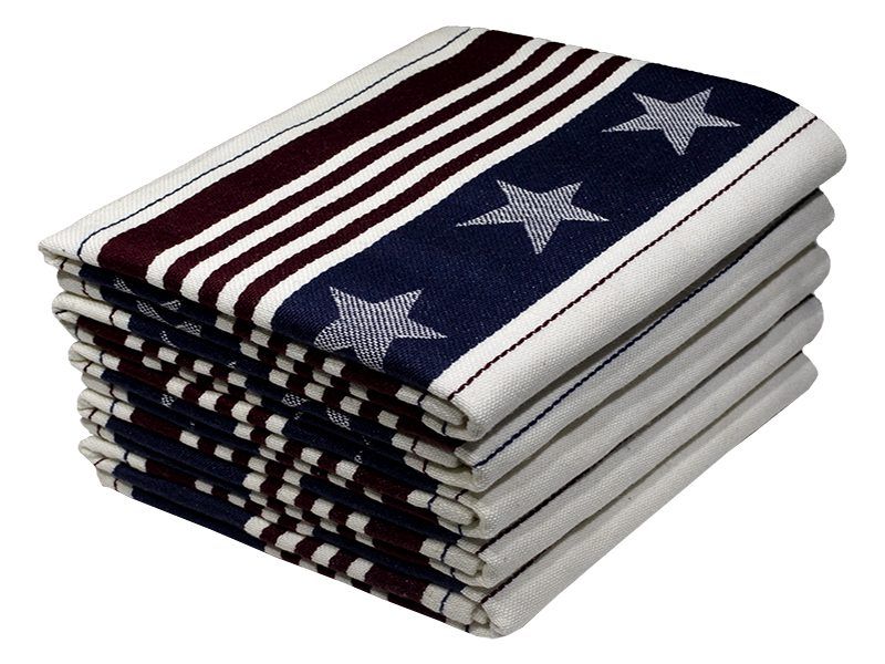 Kitchen Towel-Design 2481-5 Piece -Absorbent Dish Cloth, Multi-Use, Durable