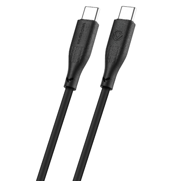 Volkano Nova Series Certified USB C to USB C 1.2m TPE cable-Black