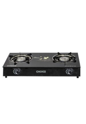 Two (2) Plate Tempered Glass Gas Stove