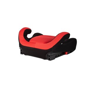 Baby Car Booster Seat Cushion w/ISOFIX Connector - Red &amp; Black