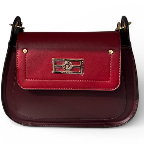 Elegant Two-Tone Crossbody Handbag - Chic Everyday &amp; Occasion Bag