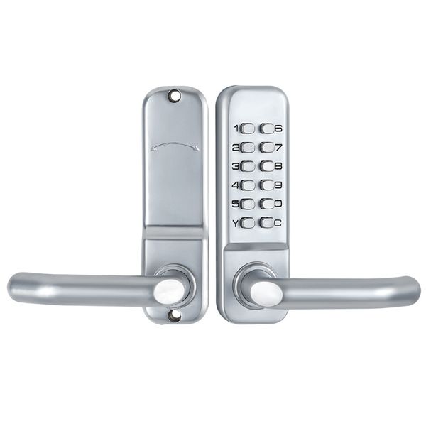 14 Digit Keypad Mechanical Door Lock Lever Set Latch for Residential Gates