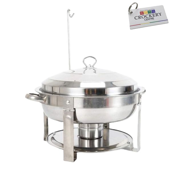 Stainless Steel Chafing Dish 7.5L Round plus Keyring