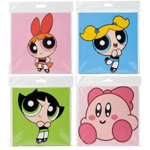4pcs PowerPuff Girls 20cm Cotton Painting Bundle