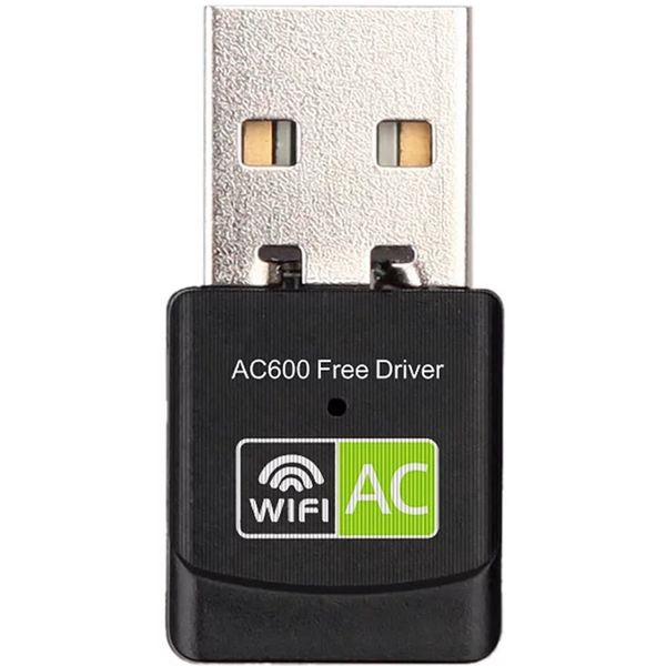 Wireless USB Wifi Adapter 500MBPS Wi-Fi Receiver Antenna PC Laptop